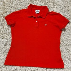 LACOSTE Women’s Polo Size M